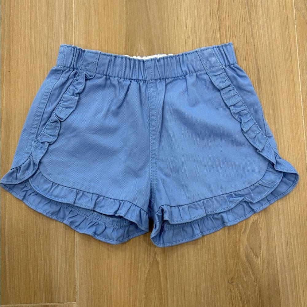 Blue Ruffle Girl’s Shorts